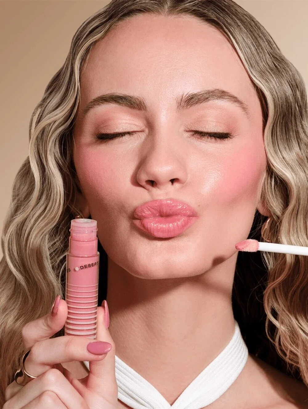 Dibs Go To Glossy Balm in Effortless Pink, NIB